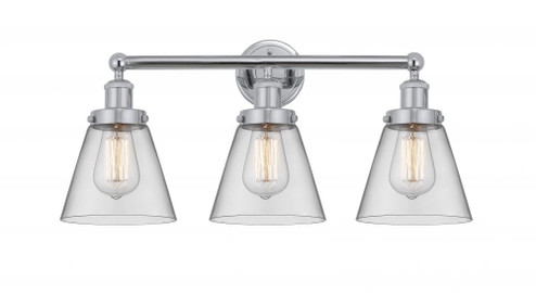 Cone - 3 Light - 24 inch - Polished Chrome - Bath Vanity Light (3442|616-3W-PC-G62)