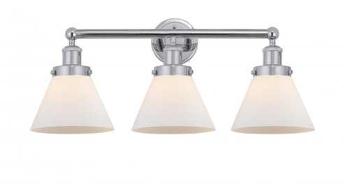 Cone - 3 Light - 26 inch - Polished Chrome - Bath Vanity Light (3442|616-3W-PC-G41)