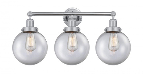 Beacon - 3 Light - 26 inch - Polished Chrome - Bath Vanity Light (3442|616-3W-PC-G202-8)