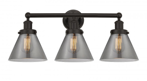 Cone - 3 Light - 26 inch - Oil Rubbed Bronze - Bath Vanity Light (3442|616-3W-OB-G43)