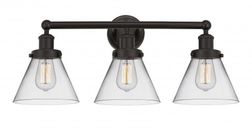 Cone - 3 Light - 26 inch - Oil Rubbed Bronze - Bath Vanity Light (3442|616-3W-OB-G42)
