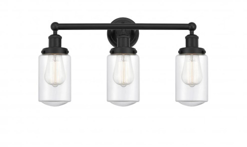 Dover - 3 Light - 23 inch - Matte Black - Bath Vanity Light (3442|616-3W-BK-G312)