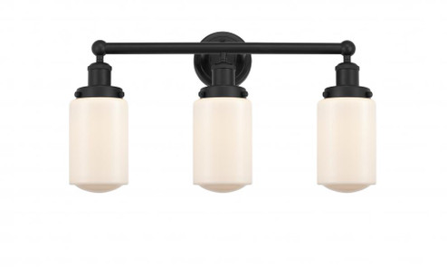 Dover - 3 Light - 23 inch - Matte Black - Bath Vanity Light (3442|616-3W-BK-G311)