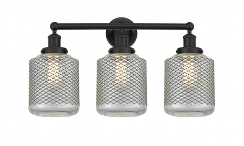 Stanton - 3 Light - 24 inch - Matte Black - Bath Vanity Light (3442|616-3W-BK-G262)
