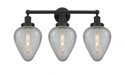 Geneseo - 3 Light - 25 inch - Matte Black - Bath Vanity Light (3442|616-3W-BK-G165)