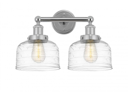 Bell - 2 Light - 17 inch - Polished Chrome - Bath Vanity Light (3442|616-2W-PC-G713)