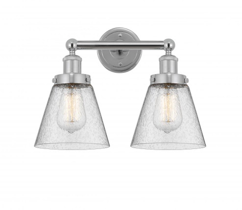 Cone - 2 Light - 15 inch - Polished Chrome - Bath Vanity Light (3442|616-2W-PC-G64)