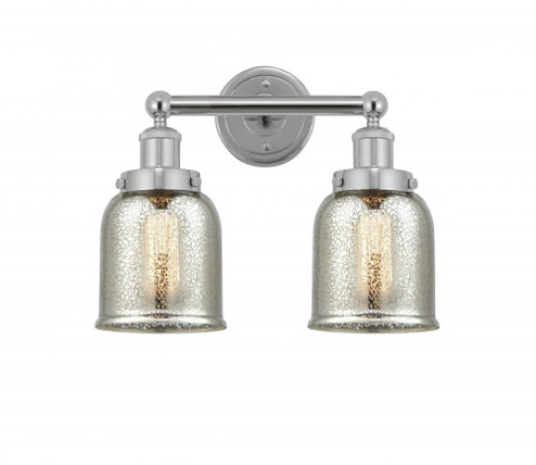 Bell - 2 Light - 14 inch - Polished Chrome - Bath Vanity Light (3442|616-2W-PC-G58)