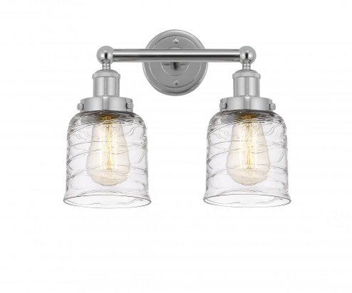 Bell - 2 Light - 14 inch - Polished Chrome - Bath Vanity Light (3442|616-2W-PC-G513)