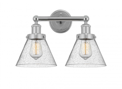 Cone - 2 Light - 17 inch - Polished Chrome - Bath Vanity Light (3442|616-2W-PC-G44)