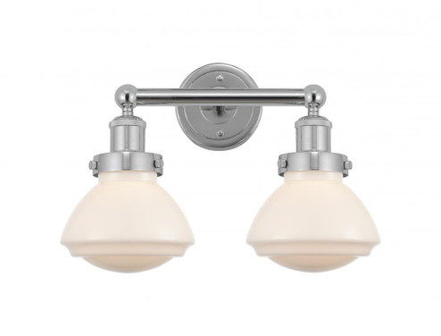 Olean - 2 Light - 16 inch - Polished Chrome - Bath Vanity Light (3442|616-2W-PC-G321)