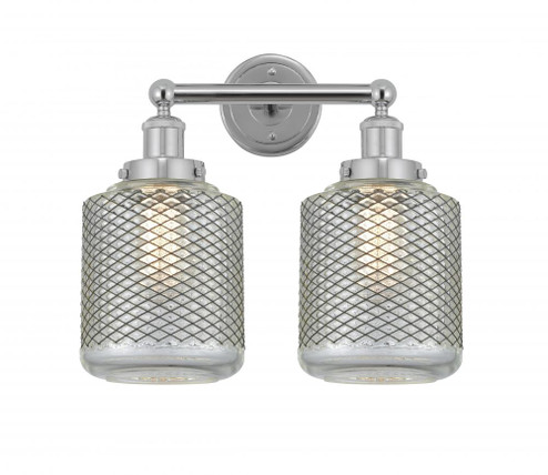 Stanton - 2 Light - 15 inch - Polished Chrome - Bath Vanity Light (3442|616-2W-PC-G262)