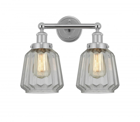 Chatham - 2 Light - 16 inch - Polished Chrome - Bath Vanity Light (3442|616-2W-PC-G142)
