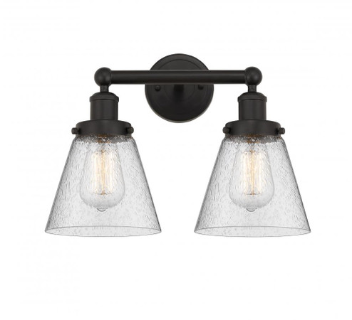 Cone - 2 Light - 15 inch - Oil Rubbed Bronze - Bath Vanity Light (3442|616-2W-OB-G64)