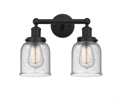 Bell - 2 Light - 14 inch - Matte Black - Bath Vanity Light (3442|616-2W-BK-G54)