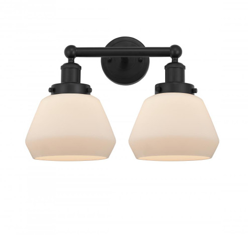 Fulton - 2 Light - 16 inch - Matte Black - Bath Vanity Light (3442|616-2W-BK-G171)
