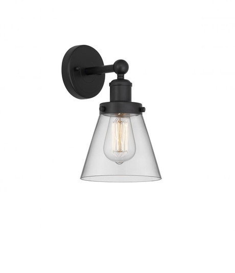 Cone - 1 Light - 6 inch - Matte Black - Sconce (3442|616-1W-BK-G62)