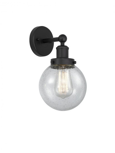 Beacon - 1 Light - 6 inch - Matte Black - Sconce (3442|616-1W-BK-G204-6)