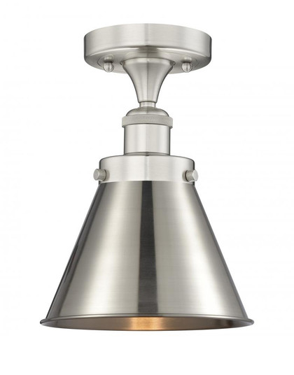 Appalachian - 1 Light - 8 inch - Brushed Satin Nickel - Semi-Flush Mount (3442|616-1F-SN-M13-SN)
