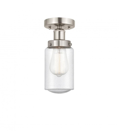 Dover - 1 Light - 5 inch - Brushed Satin Nickel - Semi-Flush Mount (3442|616-1F-SN-G314)