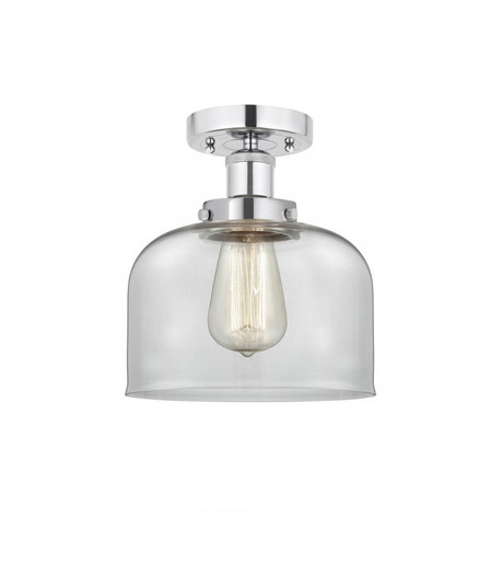 Bell - 1 Light - 8 inch - Polished Chrome - Semi-Flush Mount (3442|616-1F-PC-G72)