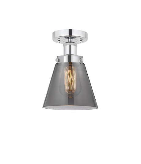 Cone - 1 Light - 6 inch - Polished Chrome - Semi-Flush Mount (3442|616-1F-PC-G63)