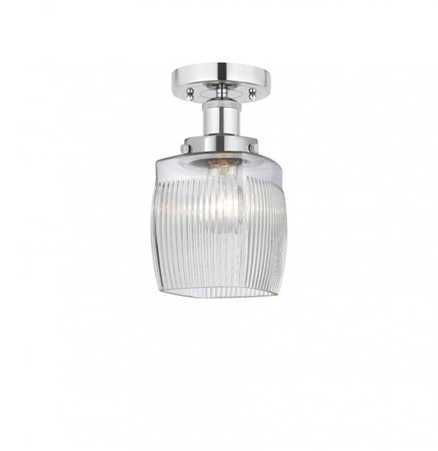 Colton - 1 Light - 6 inch - Polished Chrome - Semi-Flush Mount (3442|616-1F-PC-G302)