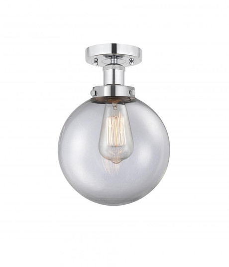 Beacon - 1 Light - 8 inch - Polished Chrome - Semi-Flush Mount (3442|616-1F-PC-G202-8)