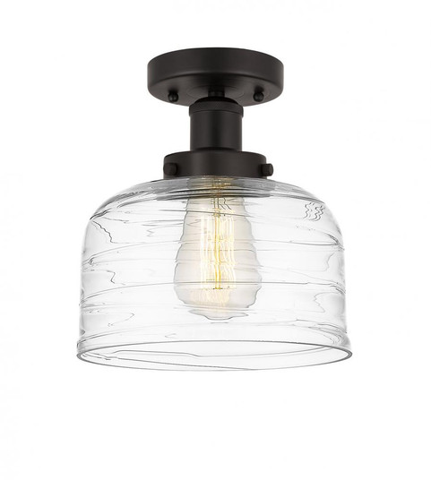 Bell - 1 Light - 8 inch - Oil Rubbed Bronze - Semi-Flush Mount (3442|616-1F-OB-G713)