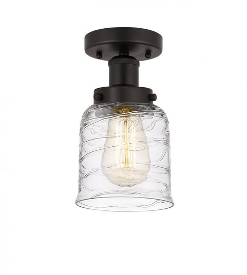 Bell - 1 Light - 5 inch - Oil Rubbed Bronze - Semi-Flush Mount (3442|616-1F-OB-G513)