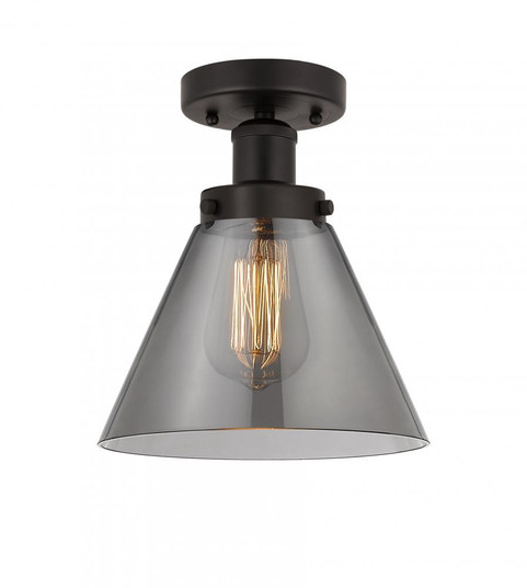 Cone - 1 Light - 8 inch - Oil Rubbed Bronze - Semi-Flush Mount (3442|616-1F-OB-G43)
