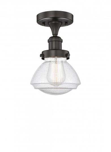 Olean - 1 Light - 7 inch - Oil Rubbed Bronze - Semi-Flush Mount (3442|616-1F-OB-G324)