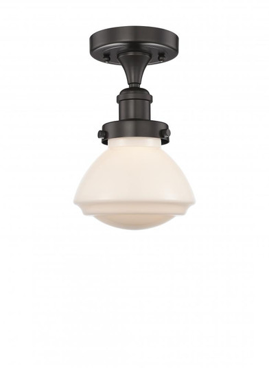 Olean - 1 Light - 7 inch - Oil Rubbed Bronze - Semi-Flush Mount (3442|616-1F-OB-G321)