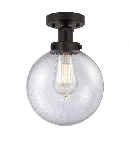 Beacon - 1 Light - 8 inch - Oil Rubbed Bronze - Semi-Flush Mount (3442|616-1F-OB-G204-8)