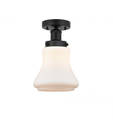 Bellmont - 1 Light - 6 inch - Matte Black - Semi-Flush Mount (3442|616-1F-BK-G191)