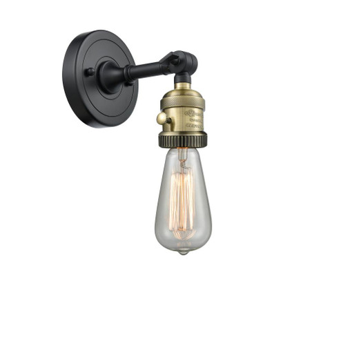 Bare Bulb - 1 Light - 5 inch - Black Antique Brass - Adjustable Sconce (3442|203SW-BAB-LED)