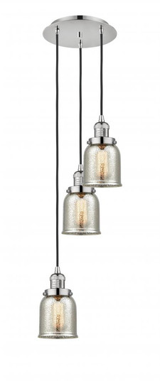 Cone - 3 Light - 12 inch - Polished Nickel - Cord hung - Multi Pendant (3442|113F-3P-PN-G58)