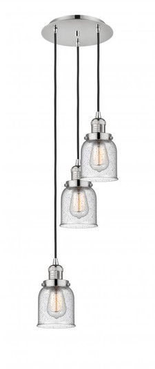 Cone - 3 Light - 12 inch - Polished Nickel - Cord hung - Multi Pendant (3442|113F-3P-PN-G54)