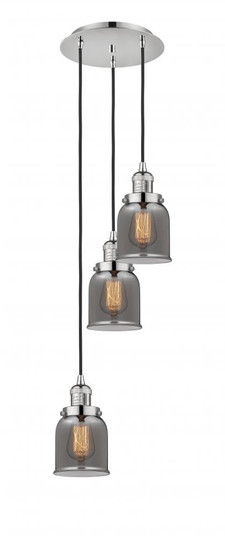 Cone - 3 Light - 12 inch - Polished Nickel - Cord hung - Multi Pendant (3442|113F-3P-PN-G53)