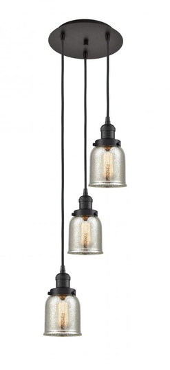 Cone - 3 Light - 12 inch - Oil Rubbed Bronze - Cord hung - Multi Pendant (3442|113F-3P-OB-G58)