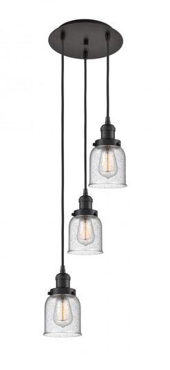 Cone - 3 Light - 12 inch - Oil Rubbed Bronze - Cord hung - Multi Pendant (3442|113F-3P-OB-G54)