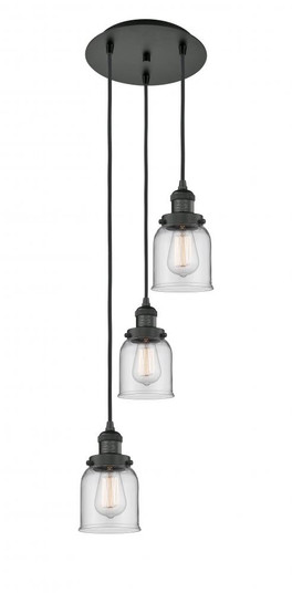 Cone - 3 Light - 12 inch - Matte Black - Cord hung - Multi Pendant (3442|113F-3P-BK-G52)