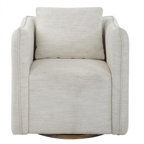 Uttermost Corben White Swivel Armchair (85|23729)