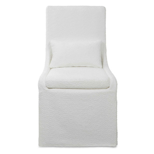 Uttermost Coley White Armless Chair (85|23728)