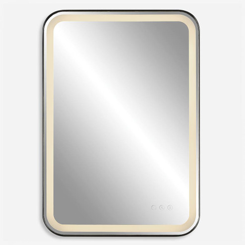 Uttermost Crofton Lighted Black Vanity Mirror (85|09861)