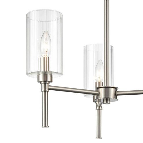 Chastine 3-Light Chandelier Ceiling Light Brushed Nickel (670|9913-BN)