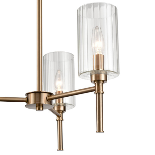 Chastine 3-Light Chandelier Ceiling Light Modern Gold (670|9913-MG)