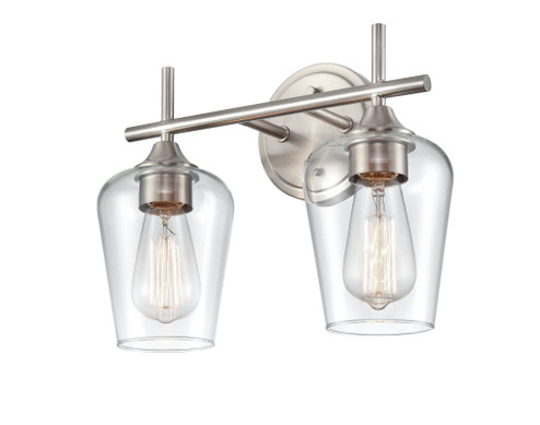 Ashford 2-Light Vanity - Brushed Nickel (670|9702-BN)