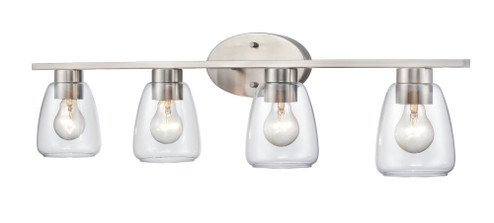 4-Light Vanity Brushed Nickel (670|9364-BN)