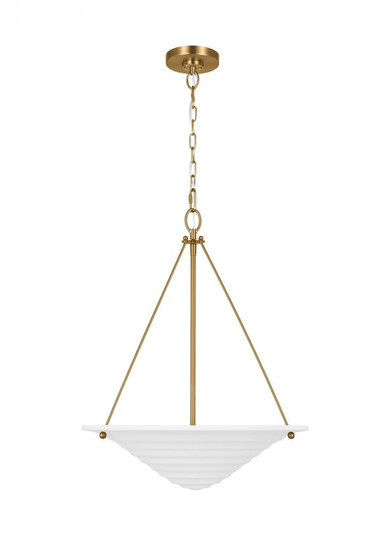 Dosinia transitional 3-light indoor dimmable large ceiling hanging pendant in textured white finish (7725|AP1213TXW)